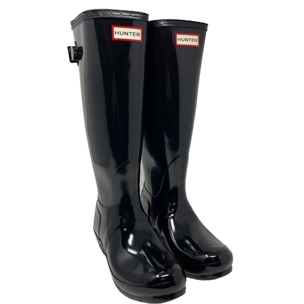 Hunter Boots, tall, worn once, original box, size 7 womens